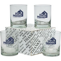 Thank You Set of 4 Double Old Fashion Glasses